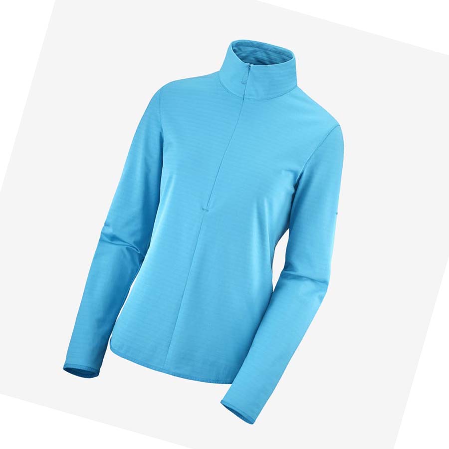 Sudadera Con Capucha Salomon ESSENTIAL LIGHTWARM Mujer Azules | MX 2525QMA